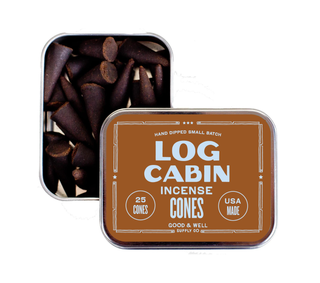 Good & Well Supply Co. - Log Cabin Incense - Happy Place Collection