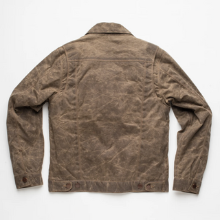 Freenote Cloth RJ1 Riders Jacket Oak Waxed Canvas