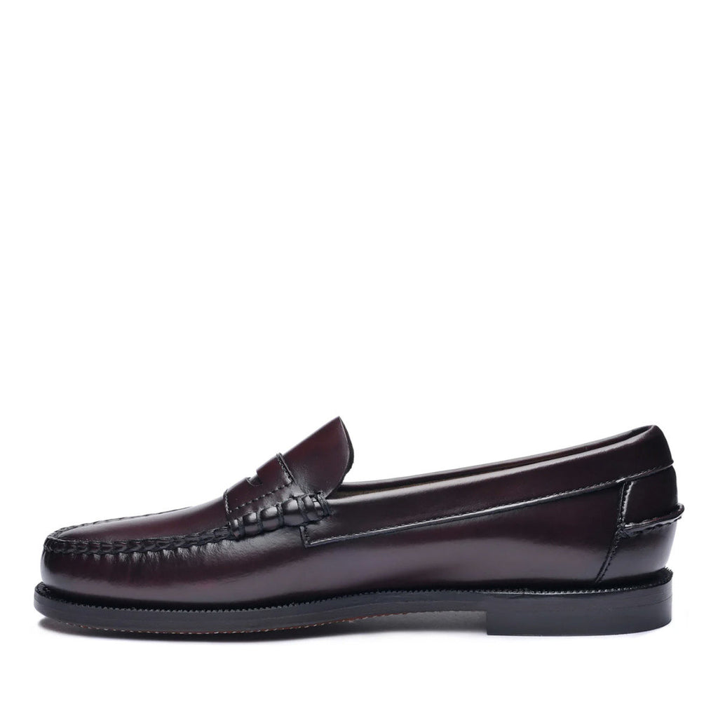 Sebago Dan Loafer - side view burgundy
