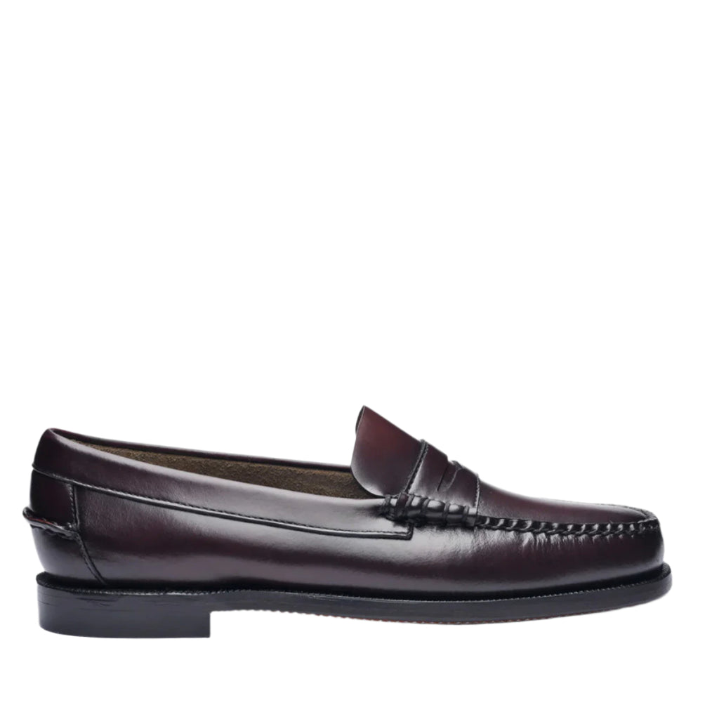 Sebago Dan loafer - Burgundy - Side view
